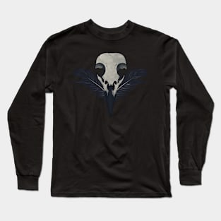 Raven Skull Long Sleeve T-Shirt